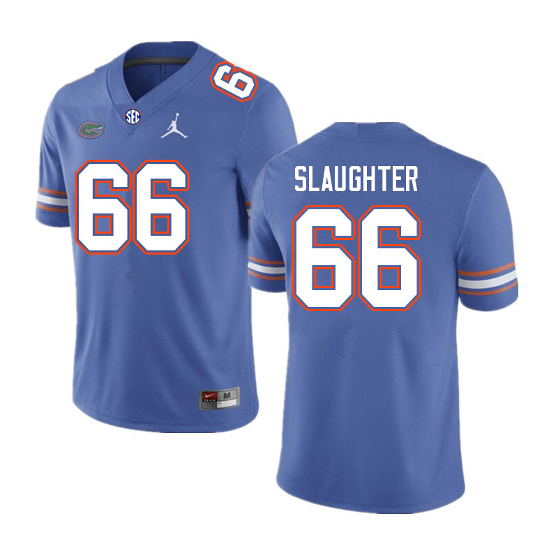Men #66 Jake Slaughter Florida Gators College Football Jerseys Sale-Royal - Click Image to Close
